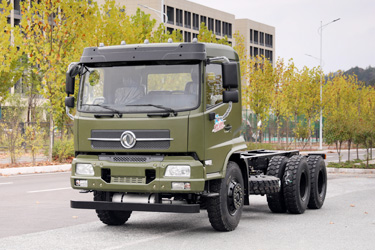 210馬力10方油罐車底盤廠家_東風(fēng)6×4后八輪底盤定制_前5噸中后雙10噸三橋車